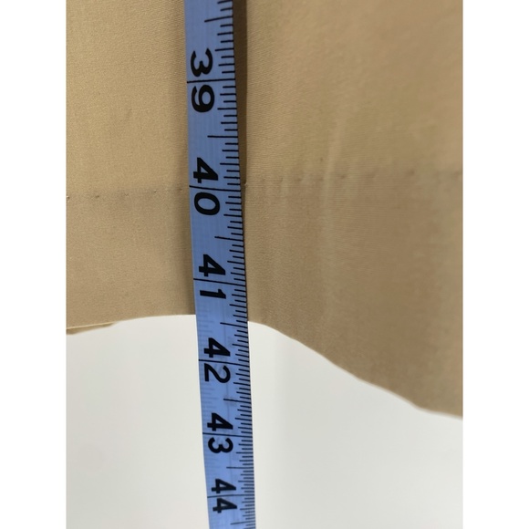 Vintage Khaki Camp Front Button Belted Elastic Waist Short Sleeve Dress - Picture 11 of 14